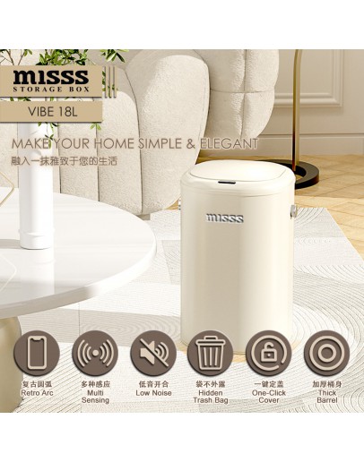 Misss【Dustbin】18L Dustbin Sensor【NEW DESIGN】